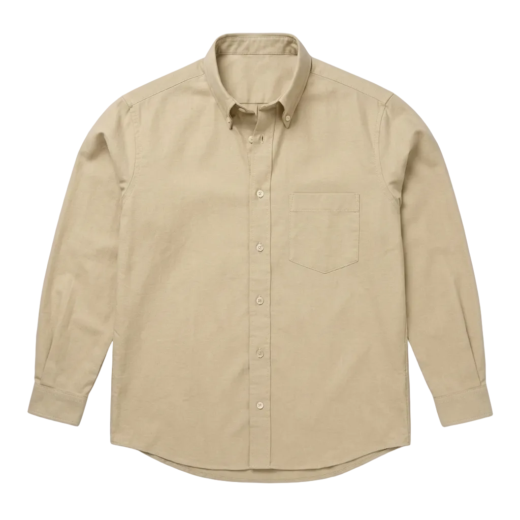 The Atticus 160 in Warm Sand Oxford Cotton