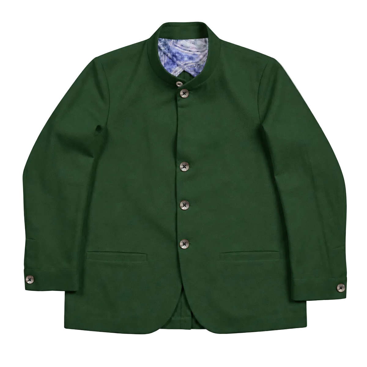 The Sammy 120 in Deep Olive Cotton Flax