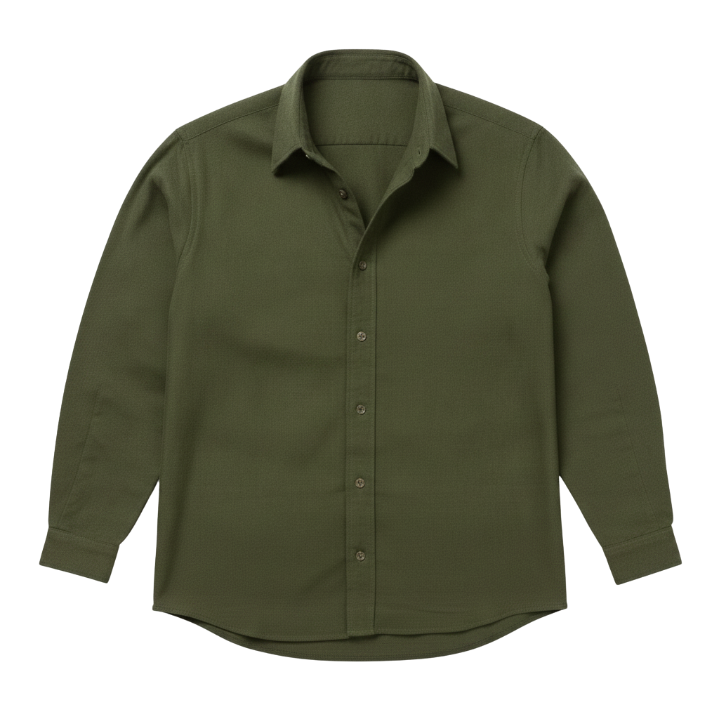 The Jack 160 in Moss Green Oxford Cotton