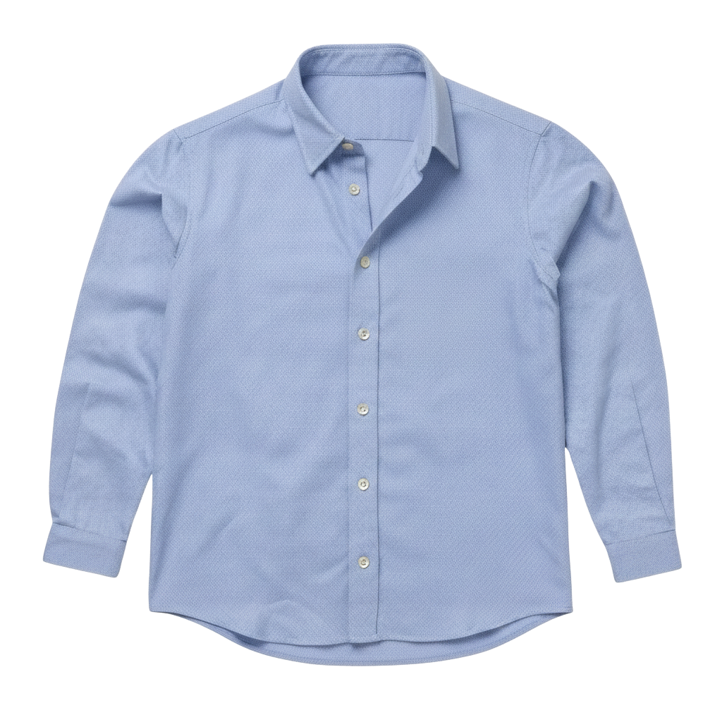 The Jack 160 in Washed Iris Pinpoint Oxford Cotton
