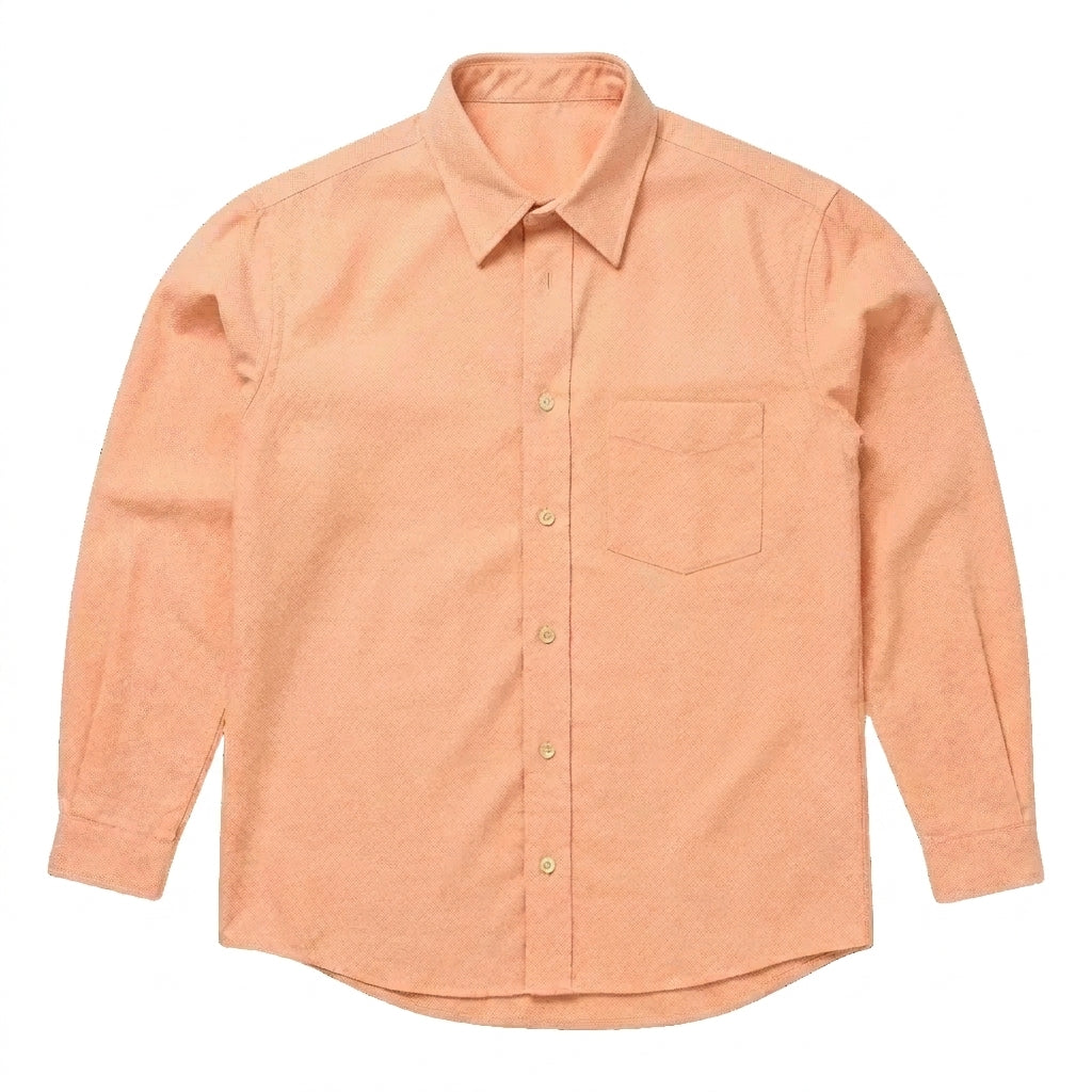 The Mercier 160 in Dusky Mandarin Pinpoint Oxford Cotton Gallery 1