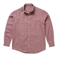 The Atticus 160 in Rhubarb Pinpoint Oxford Cotton
