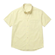 The Short Sleeve Atticus 120 in Warm Ivory Cotton Flax