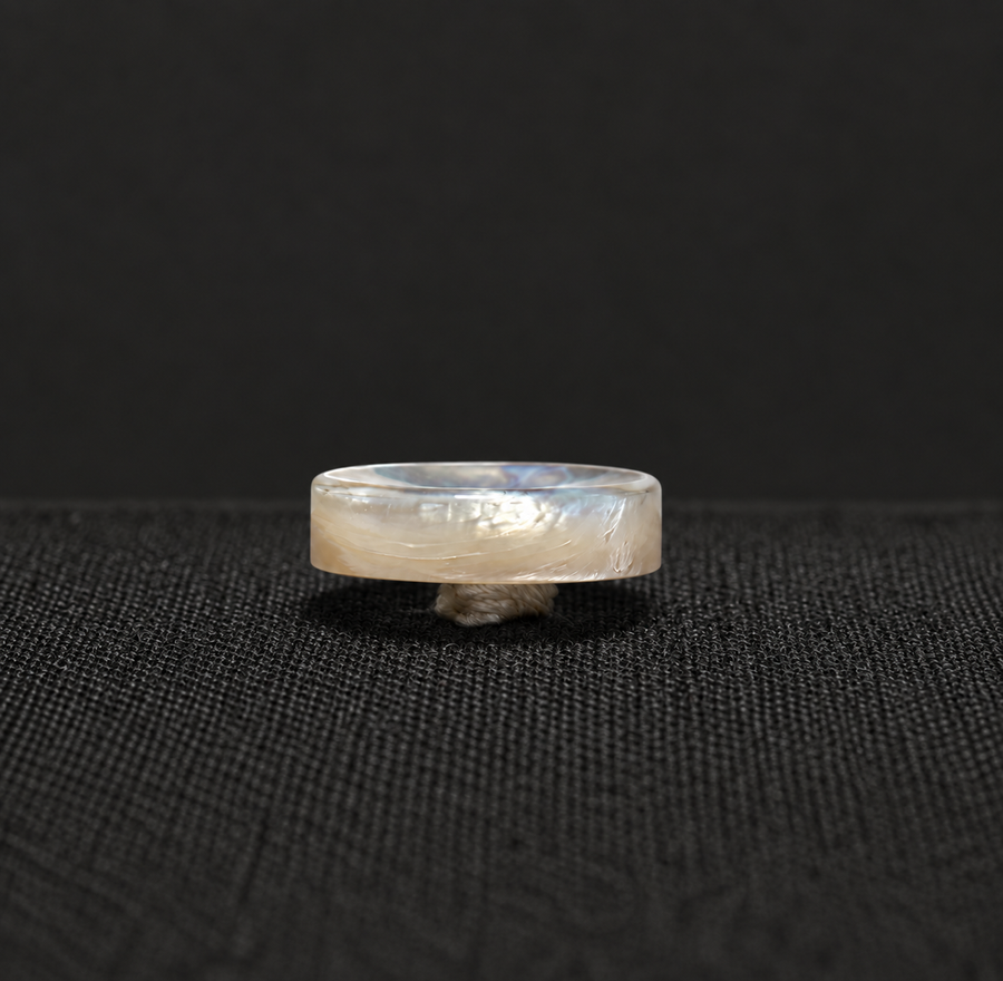 Mother Of Pearl Buttons with Fleur De Lys Stitch & Shank