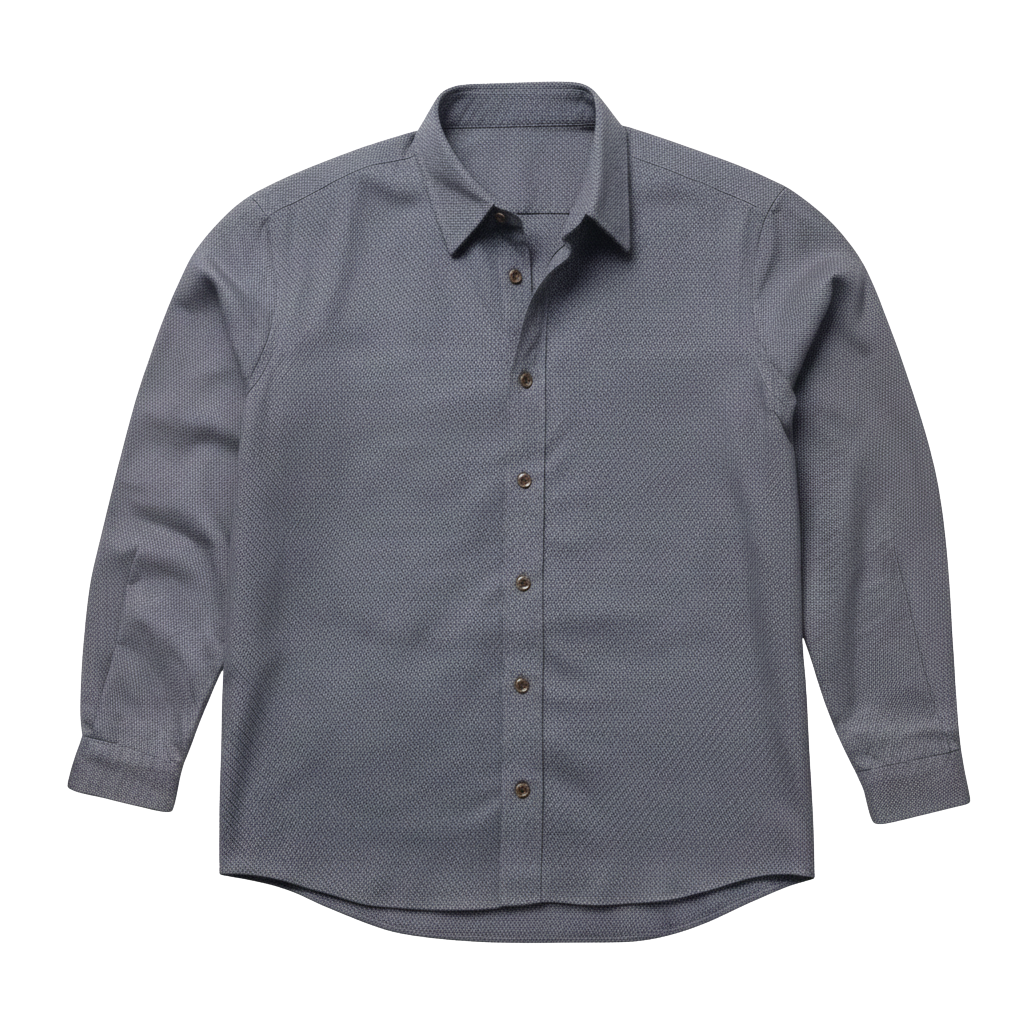 The Jack 160 in Blue Static Pinpoint Oxford Cotton
