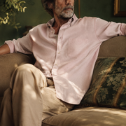 The Atticus 160 in Lilac Indian Cotton