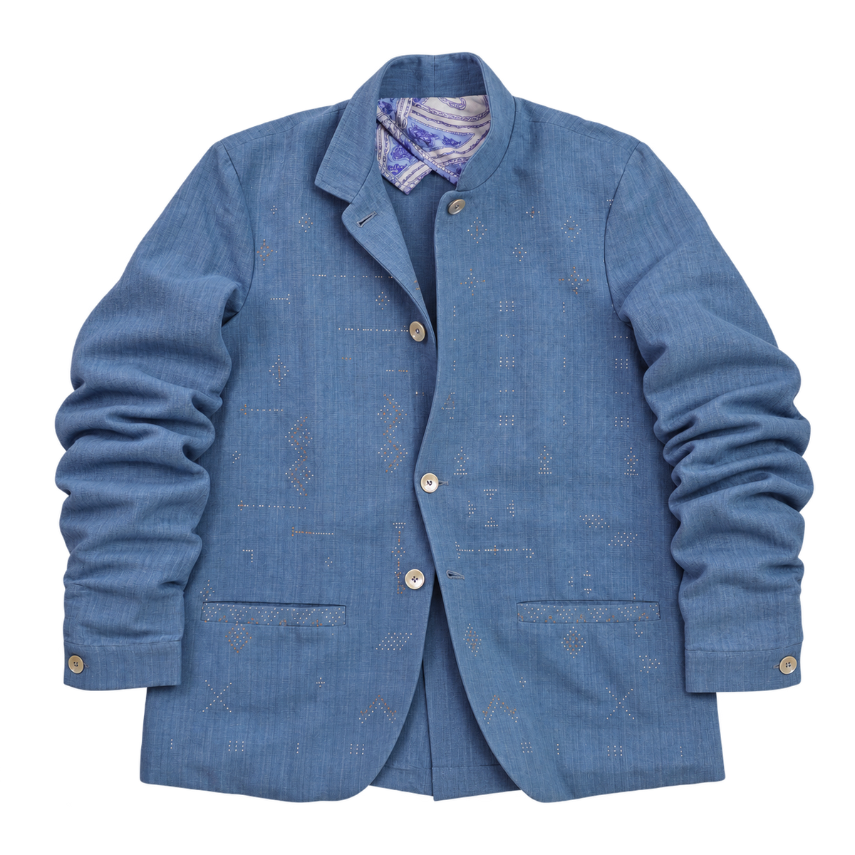 The Sammy 325 in Cerulean Tangaliya Kala Cotton