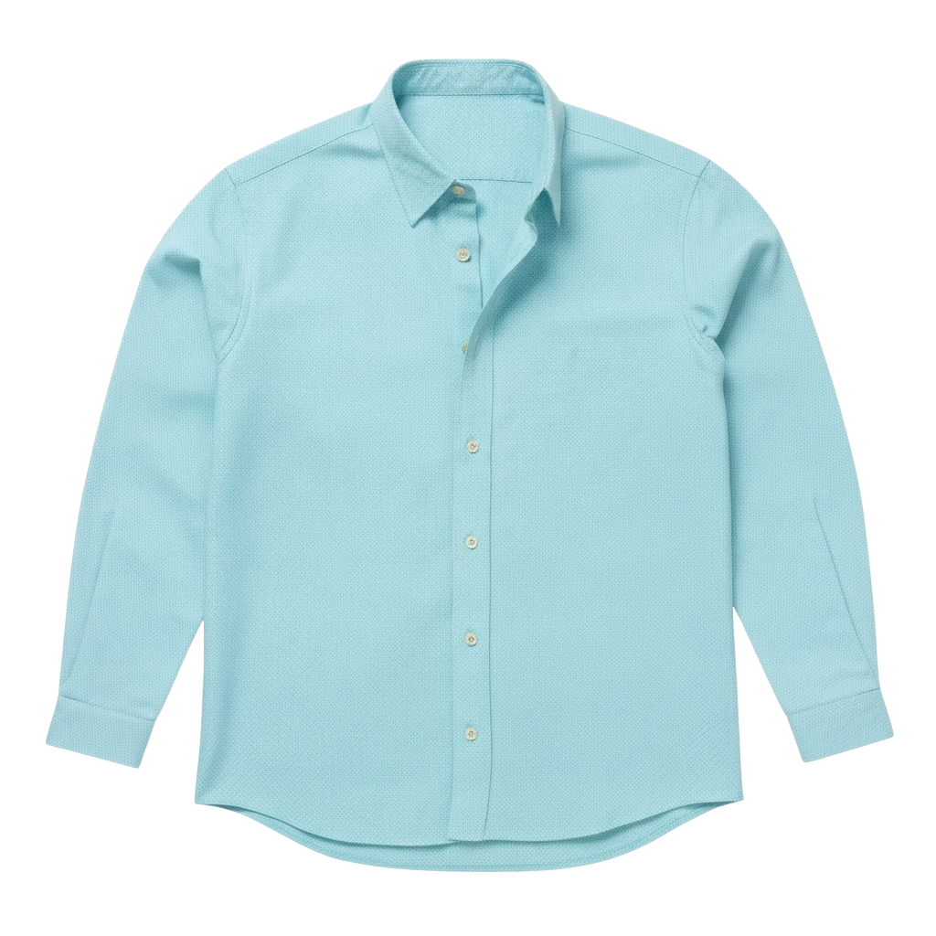 The Jack 160 in Sea Glass Pinpoint Oxford Cotton