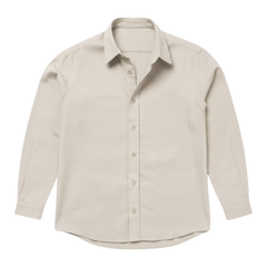 The Jack 160 in Almond Milk Pinpoint Oxford Cotton