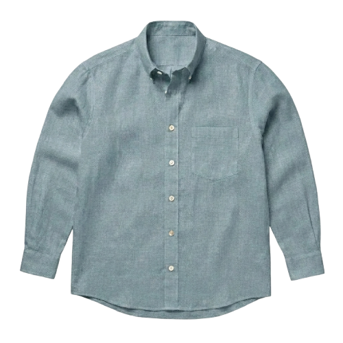 The Atticus 140 in Muted Teal Linen