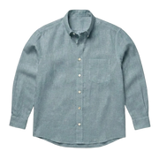 The Atticus 140 in Muted Teal Linen