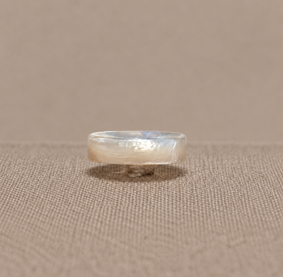 Mother Of Pearl Buttons with Fleur De Lys Stitch & Shank