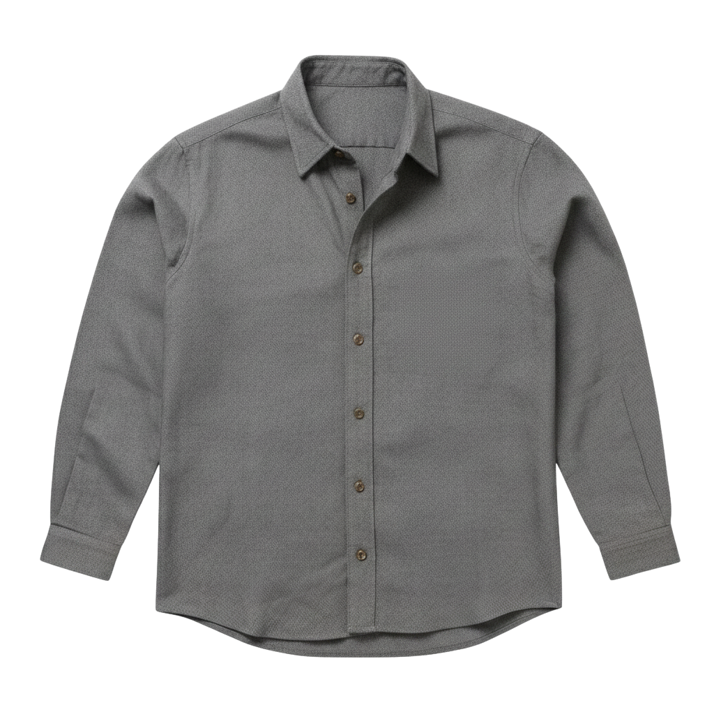 The Jack 160 in Pepper & Salt Pinpoint Oxford Cotton