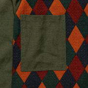 The Harrington 235 in Smoked Olive Linen
