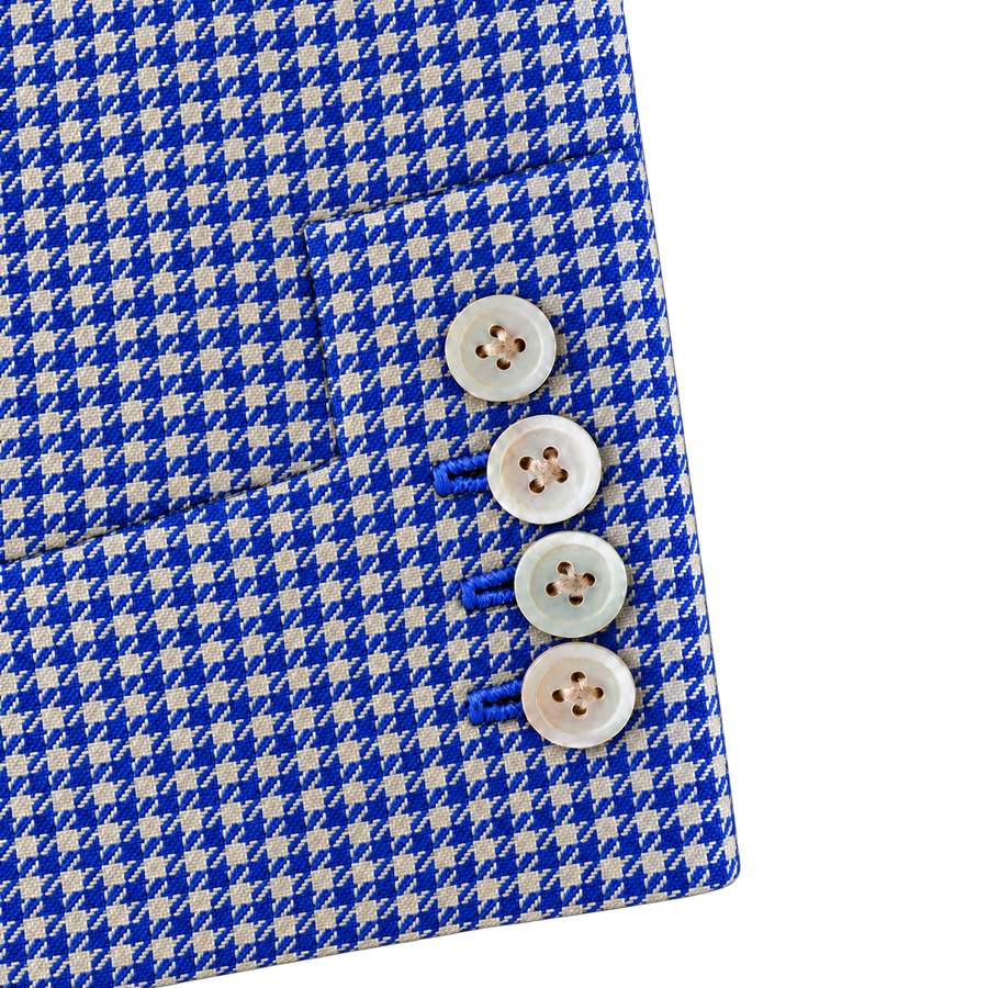 Mother Of Pearl Buttons with Fleur De Lys Stitch & Shank