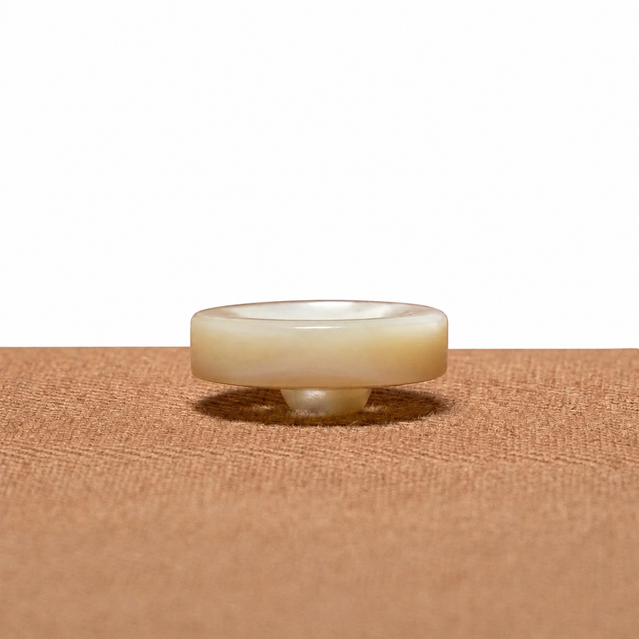 Mother Of Pearl Buttons with Fleur De Lys Stitch & Shank