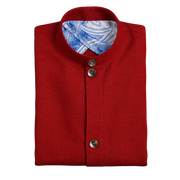 The Sammy 120 in Cranberry Red Cotton Flax