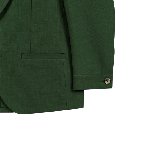 Single-Button Barrel Cuff with Sleeve Placket