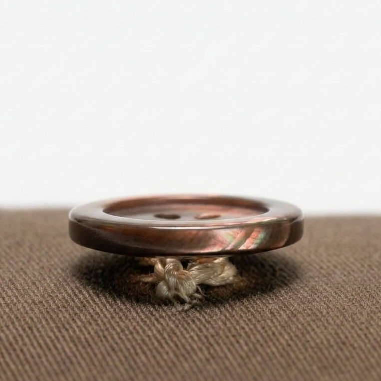 Mother Of Pearl Buttons with Fleur De Lys Stitch & Shank