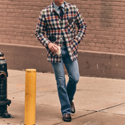The Conrad 314 in Highland Crimson Khadi Cotton