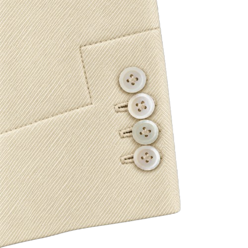 Mother Of Pearl Buttons with Fleur De Lys Stitch & Shank