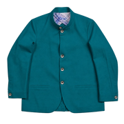 The Sammy 120 in Teal Blue Cotton Flax