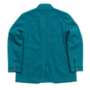 The Sammy 120 in Teal Blue Cotton Flax