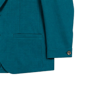The Sammy 120 in Teal Blue Cotton Flax