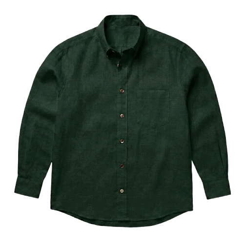 The Atticus 140 in Dark Forest Linen