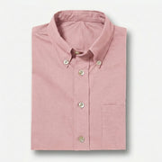 The Atticus 160 in Blush Pop Pinpoint Oxford Cotton