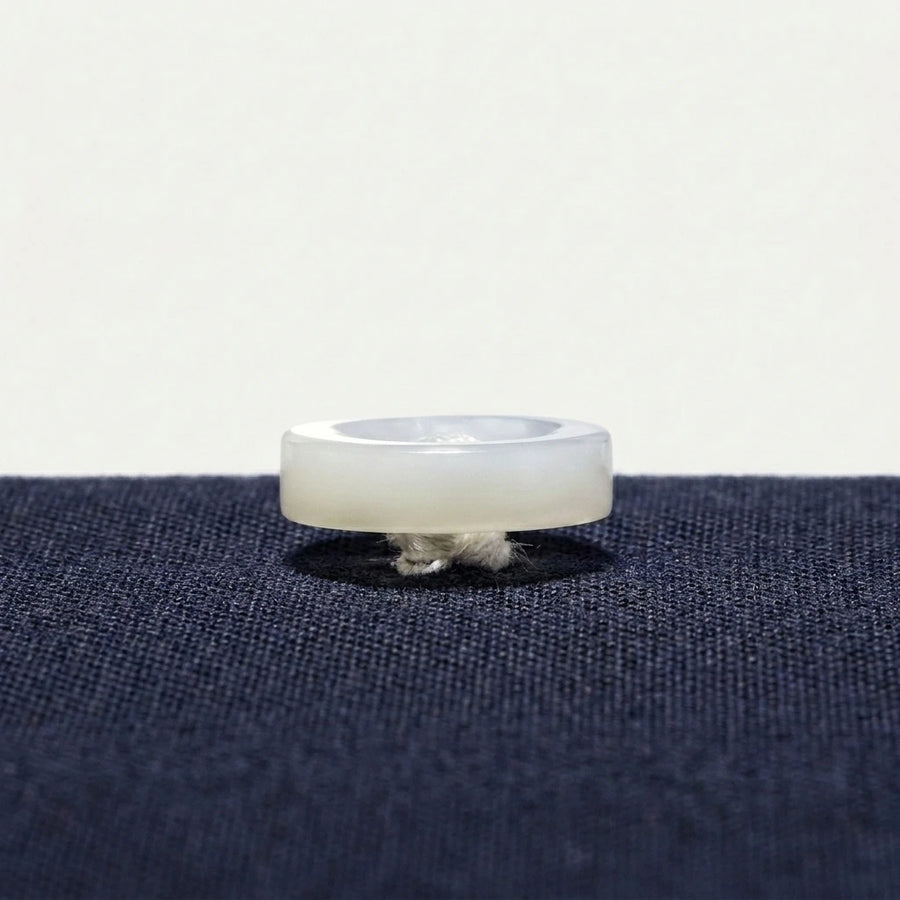 Mother Of Pearl Buttons with Fleur De Lys Stitch & Shank