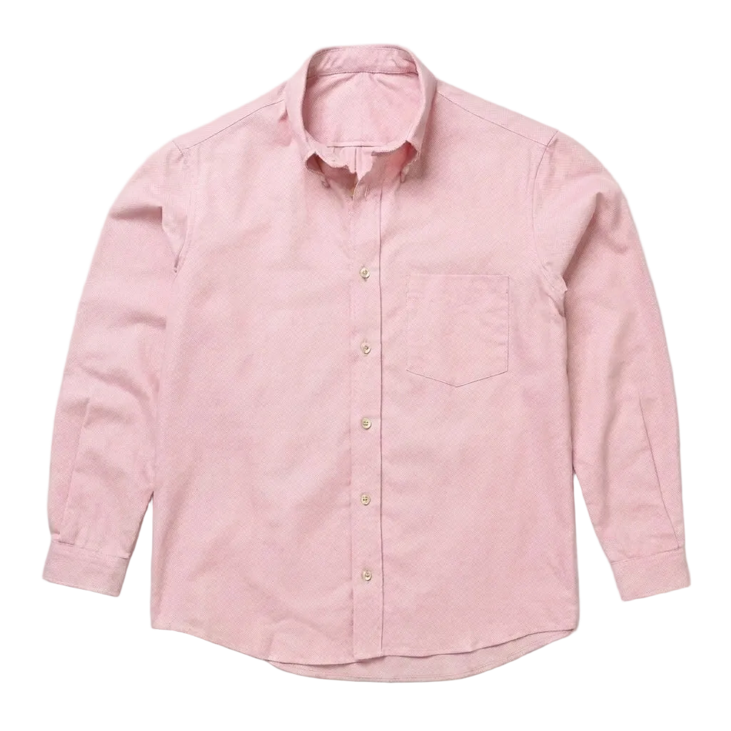 The Atticus 160 in Blush Pop Pinpoint Oxford Cotton
