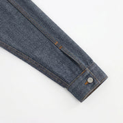 The Takumi Trucker Jacket 340 in Blue Gold Cotton Denim