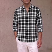 The Jack 100 in Black Kattam Khadi Cotton
