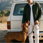 The Conrad 320 in Forest Green Indian Cotton