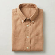The Atticus 140 in Soft Terracota Linen