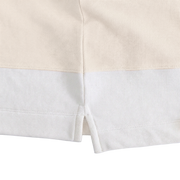 The Huxley 235 in Dual Tone Parchment and Optic White Indian Cotton