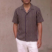 The Fleming 85 in Royal Patina Khadi Cotton