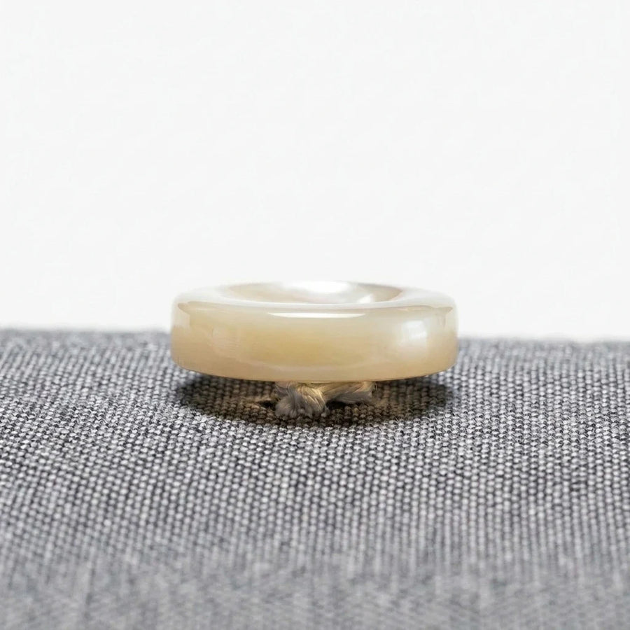 Mother Of Pearl Buttons with Fleur De Lys Stitch & Shank