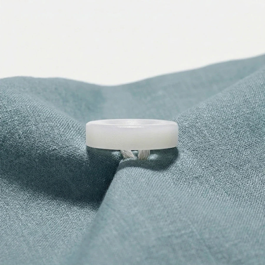 Mother Of Pearl Buttons with Fleur De Lys Stitch & Shank