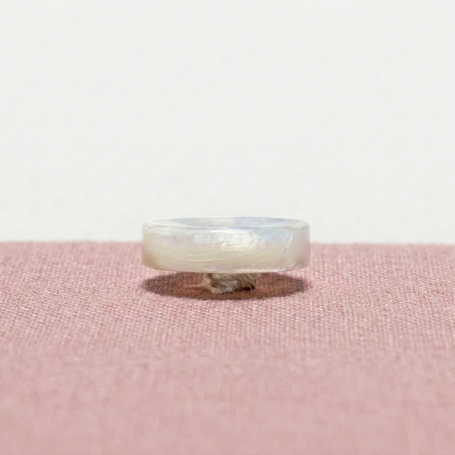 Mother Of Pearl Buttons with Fleur De Lys Stitch & Shank