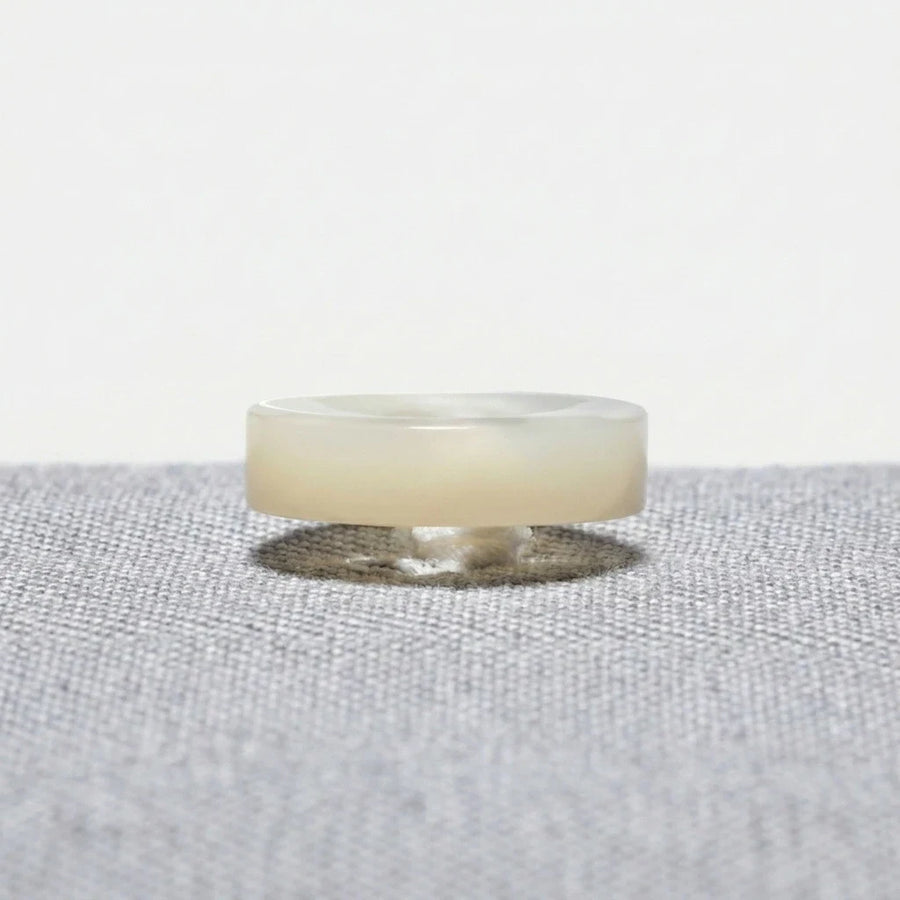 Mother Of Pearl Buttons with Fleur De Lys Stitch & Shank