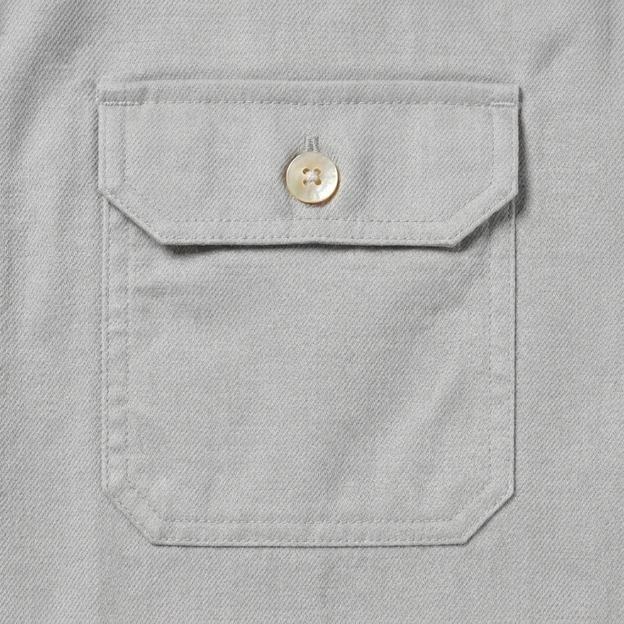 Square Barrel Cuffs. Bound Plackets.
