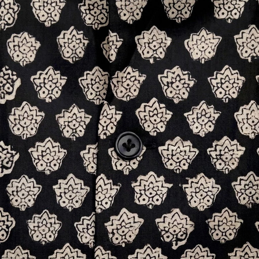 Mother Of Pearl Buttons with Fleur De Lys Stitch & Shank