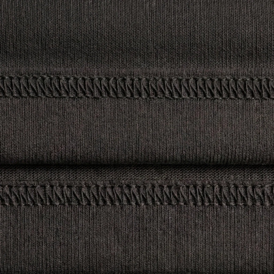 DOUBLE FOLDED HEM THATS EXTRA PLUSH