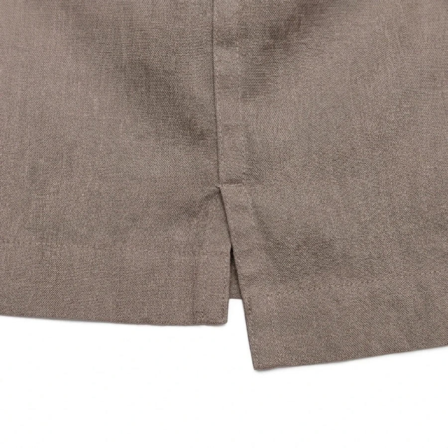 Side Vents with Reinforced Hem Stitching