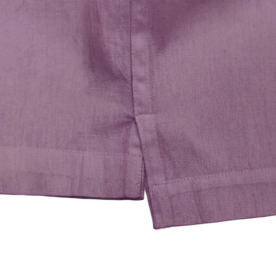 Side Vents with Reinforced Hem Stitching