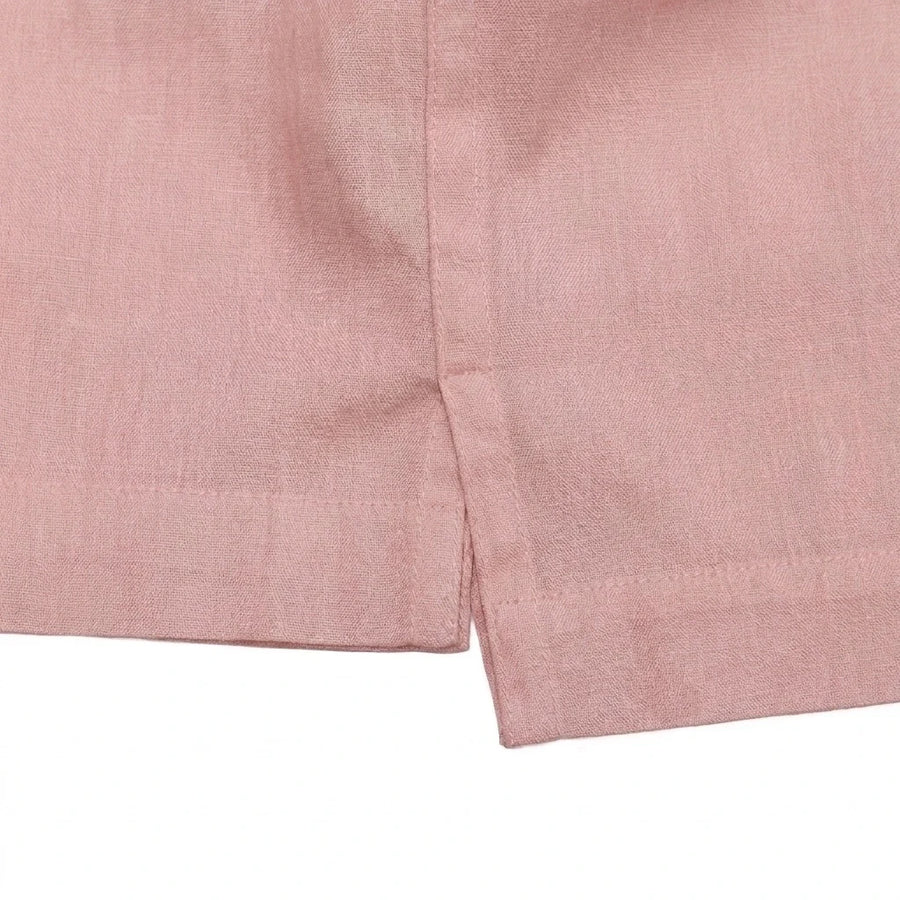 Side Vents with Reinforced Hem Stitching