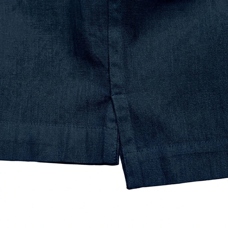 Side Vents with Reinforced Hem Stitching
