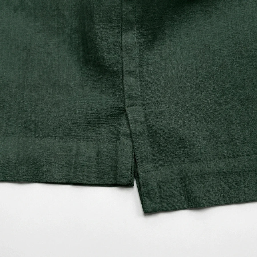 Side Vents with Reinforced Hem Stitching